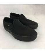 VANS Off The Wall Solid Black Women’s Size 11  - £20.77 GBP