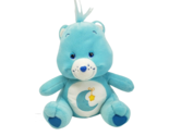 11&quot; NANCO CARE BEARS 2003 BLUE BEDTIME BEAR STAR MOON STUFFED ANIMAL PLU... - $37.05