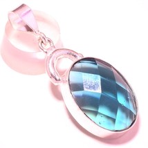 Iolite Handmade Christmas Gift Fashion Pendant Jewelry 1.50&quot; SA 4271 - £3.18 GBP