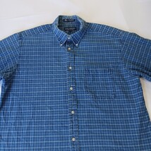 John Ashford RN#13711 Men's Blue Check Plaid Long Sleeve Button-Down Shirt Large image 13