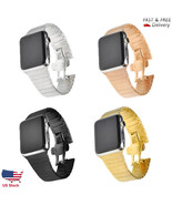 Metal Strap for Apple Watch Band Stainless Steel Retro Watchband Butterf... - $24.99