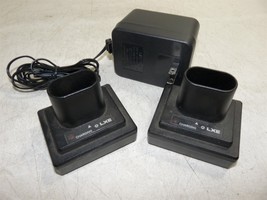 Lot of 2 LXE 146387-0001 Battery Charger w/1*Power Supply Defective AS-IS - $30.29