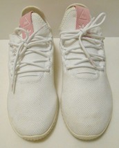 ADIDAS X PHARRELL WILLIAMS Women&#39;s HU Shoes Sneakers DB2558 White Pink 9.5 - $54.95