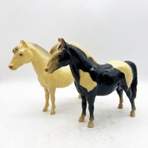 2 Breyer Molding Co. Traditional Black &amp; White Pinto Stock Stallion 6” H... - £43.01 GBP