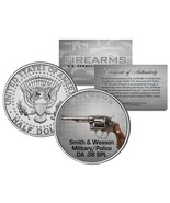 SMITH &amp; WESSON Military/Police DA .38 SPL Gun Firearm JFK Half Dollar U.... - $242.08 MXN