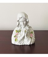 Vtg Bisque Madonna  Blessed Mother Mary  Music Box by Roman Plays Touch ... - £20.44 GBP