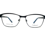 Enhance Eyeglasses Frames 3985 SATIN BLUE Rectangular Full Rim 55-16-145 - $32.51