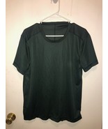 Everlane Mens Large Recycled Polyester Short Sleeve Activewear Shirt - $10.88