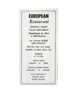1972 European Restaurant Advertisement Boston Italian Food Vintage DWF22 - $371.04 MXN