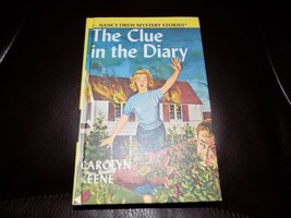 Nancy Drew 7 The Clue In The Diary Hardcover Book Carolyn Keene 1962 Matte - £12.62 GBP