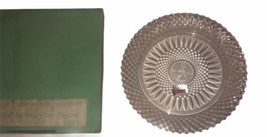 Vintage AVON 92nd Anniversary Fostoria Lead Crystal 8" Plate, FSC-0897-1, 1978 - $15.80