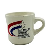 Boy Scouts of America Coffee Mug 8 oz Don&#39;t Miss The Scouting Adventure BSA - £15.43 GBP
