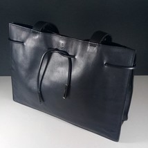 Gucci Black Pony-style Calfskin Leather Drawstring Flat Tote Hand Bag - $410.00