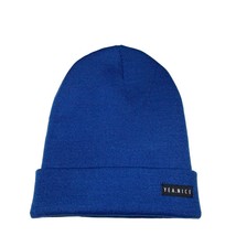 Yea.Nice Legend Knit Yale Blue Folded Beanie Hat Cap - £24.17 GBP