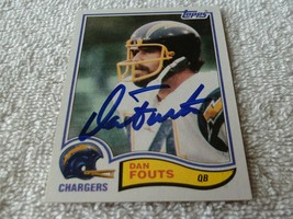 1977 Dan Fouts Topps # 230 Chargers Hand Signed Autographed !! - £236.06 GBP