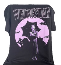 Old Navy Wednesday Color Black Purple Graphic Tee Shirt Size L Wednesday... - $9.01