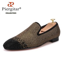 new Style men suede loafers with mixed rhinestone fashion party and banq... - £199.41 GBP