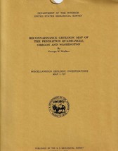 USGS Geologic Map: Pendleton Quadrangle, Oregon and Washington - £10.28 GBP