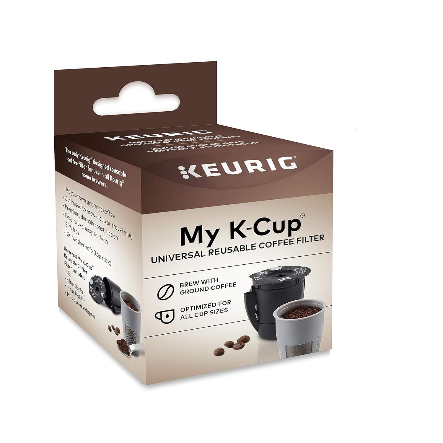 Keurig My K-Cup Reusable K-Cup Pod Coffee Filter, Compatible with All 2.0 Keurig