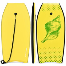 41&quot; Super Lightweight Bodyboard Surfing W/Leash Eps Core Boarding Ixpe Y... - $79.23
