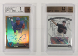 Lotto Di 2 BGS Graduate Bowman Zack Wheeler E Justin Dunn Baseball Carte - $99.00