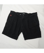 Diesel FIFTYFIVEDSL Black Shorts Spring Summer Collection Red Button - S... - $25.16 CAD