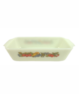 Anchor Hocking FIRE-KING 1 Qt NATURE&#39;S BOUNTY #441 Baking Dish Loaf Size - $16.44 CAD