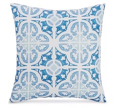 Charter Club Damask Designs Painted Tile European Sham-Blue T4103578 - £31.43 GBP