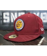 New Era 5950 Red Cleveland Cavaliers Maroon Emblem Fitted Hat Size 7 1/8 - $43.88 CAD
