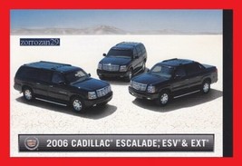 2006 CADILLAC ESCALADE/ESV/EXT VINTAGE COLOR POSTCARD - USA - GREAT ORIG... - $6.34