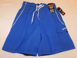 Speedo Men&#39;s Swim Shorts Size S small Loose Fit UPF 50+ Classic Blue Whi... - £22.25 GBP