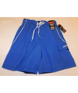 Speedo Men&#39;s Swim Shorts Size S small Loose Fit UPF 50+ Classic Blue Whi... - £22.20 GBP
