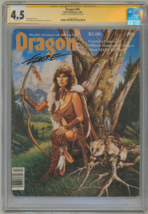 CGC SS 4.5 Dragon Magazine 94 Larry Elmore Signed TSR AD&amp;D Clyde Caldwell Cover - $98.99