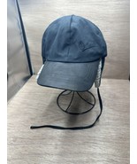 Vintage Australian Outback Waxed Cotton Bomber Ear Flap Cap Black Medium - $47.39 CAD