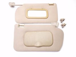 2000-2006 Nissan Sentra Sun Visor Pair TAN Set Driver Passenger LH RH OEM - $64.89