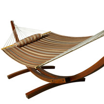 Lazy Daze Hammocks Hammock Quilted Fabric with Pillow for Two Person Dou... - $2,702.79 MXN