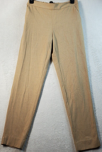 Banana Republic Dress Pants Womens Size 0 Brown Polyester Elastic Waist Pull On - £14.70 GBP