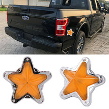 2PCS Orange STAR Shaped Side Marker / Accessory / LED Light / Turn Signal - $35.00