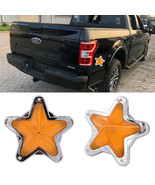 2PCS Orange STAR Shaped Side Marker / Accessory / LED Light / Turn Signal - £27.53 GBP