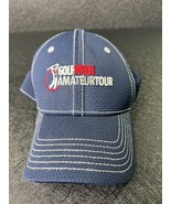 Golf Week Amateur Tour Hat Blue Stretch Fit Cap One Size PGA Dad Hat - £10.59 GBP