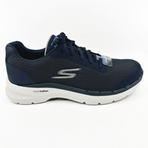 Skechers Go Walk 6 Roca Navy Mens Athletic Sneakers - £54.31 GBP