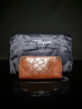 ST Dupont Shoot the Moon Zip-Around Wallet  Brown - $643.50
