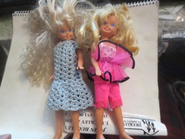 2 Skipper Dolls 1991 Mattel Barbie&#39;s Little Sister Vintage Blonde - £7.60 GBP