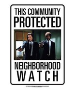 This Community Protected By Pulp Fiction Movie Photo Tin Sign Poster NEW... - £5.46 GBP