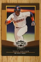 2011 Topps Triple Threads 91 TONY GWYNN San Diego Padres Baseball Card 249/625 - £4.01 GBP