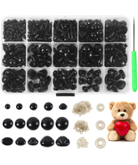 566PCS Safety Eyes and Noses for Amigurumi, Stuffed Crochet Eyes with Wa... - €9,22 EUR