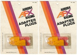 2pkg 1976 Aurora Afx Racing Slot Car Track Controller Adapter Plugs 2552 Carded - $18.99