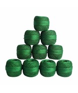 Red Rose Cotton Crochet Threads Mercerized Knitting Embroidery Yarn Gree... - £18.12 GBP