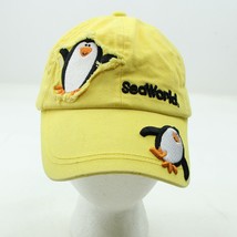 Sea World Yellow Penguins Youth Cap Hat Adj Strapback - £7.77 GBP