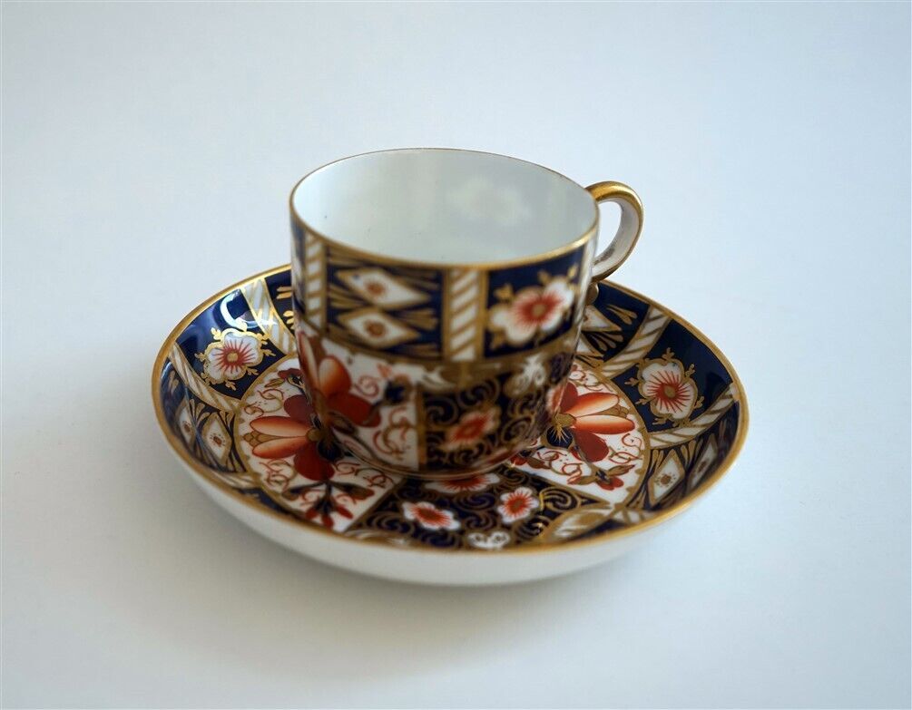 Primary image for ROYAL CROWN DERBY c1912 Imari Cup & Saucer Beautiful